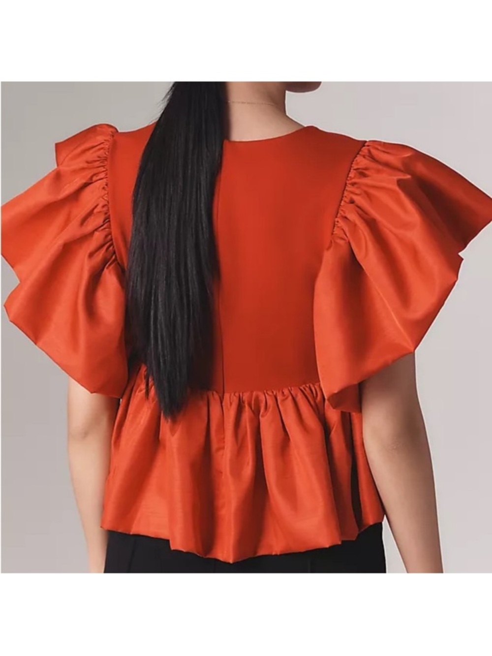 NWT Sunday in Brooklyn
Anthropologie Red Short Sleeve
Babydoll Top Small M - Picture 3 of 7